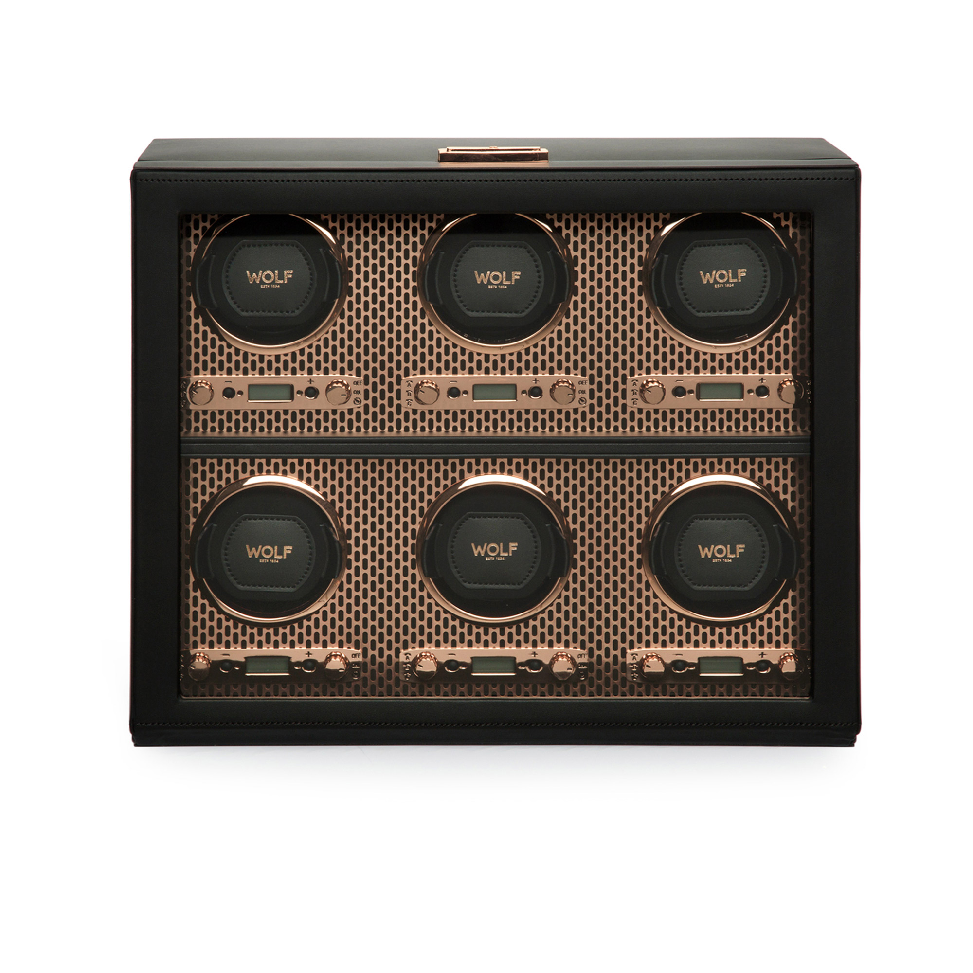 Axis Copper 6 Piece Watch Winder | WOLF | 469616 Axis Copper 6 Piece Watch Winder | WOLF | 469616